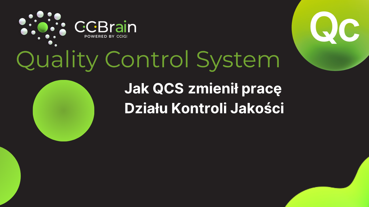 grafika Jak QCS zmienił prace działu kontroli jakości