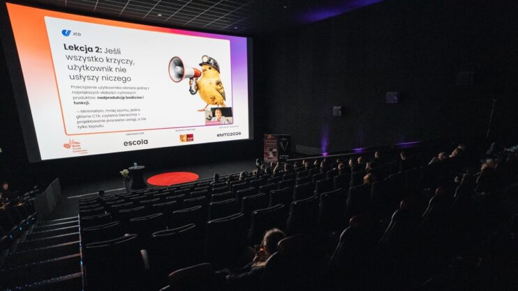Zdjęcie z prelekcji Anny Karcz-Czajkowskiej podczas Mobile Trends Conference 2026