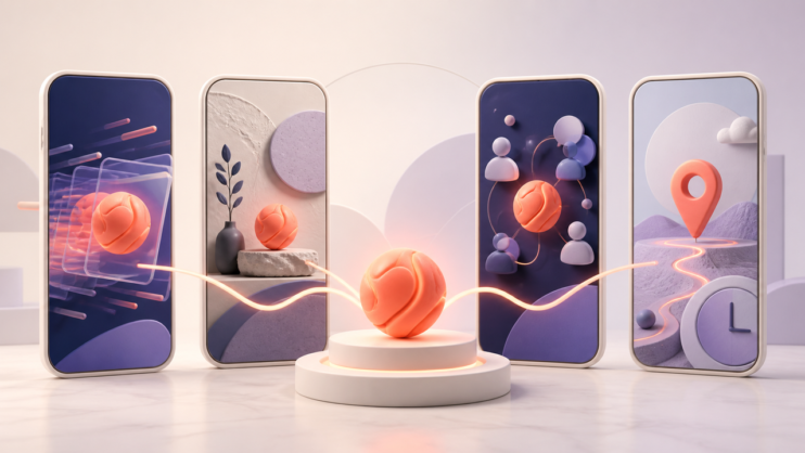 grafika 4 smartfony